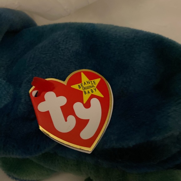 Rainbow the Chameleon Ty Beanie Baby Babies 1997 stuffed animal vintage 90s - Picture 5 of 13